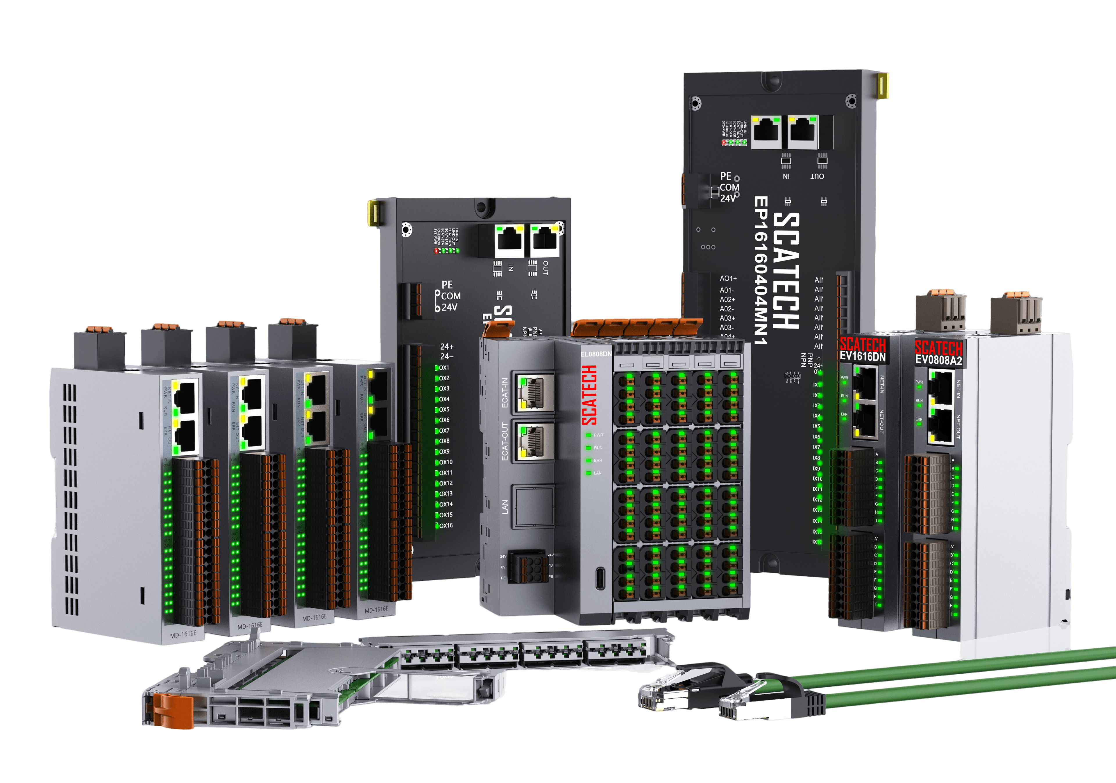 SCATECH EtherCAT IO 模块与工业控制产品